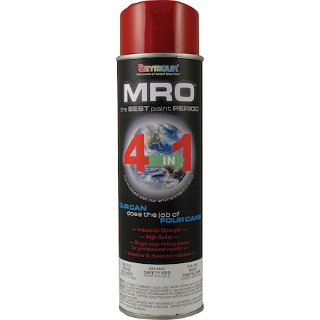Seymour Midwest Spray Paint, Safety Red, 20 oz, 6 PK 620-1423